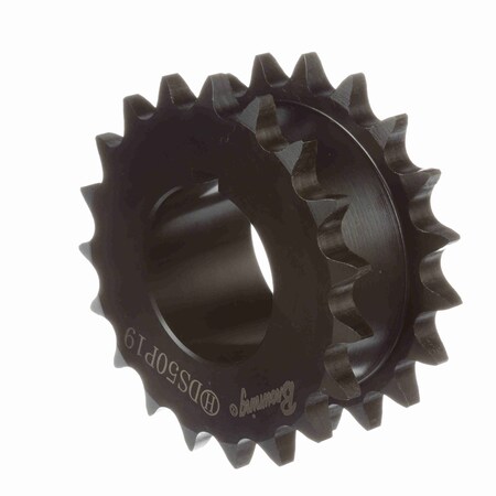 Browning Steel Bushed Bore Roller Chain Sprocket, DS50P19 DS50P19